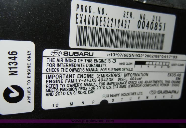 image for item J9326 John Deere PR-G7500M portable generator