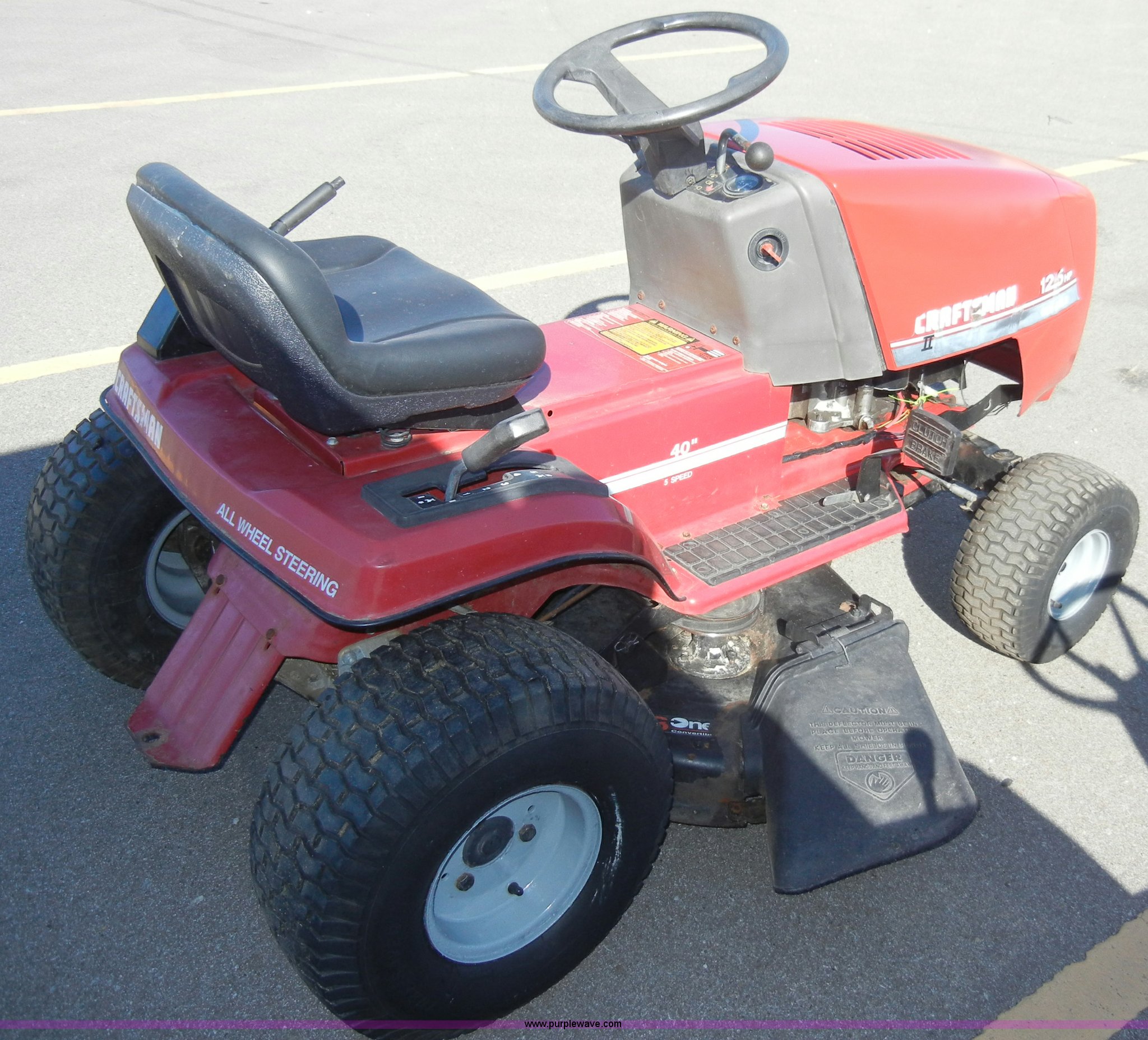 Craftsman LT4000 lawn tractor in Manhattan, KS Item J9359 sold