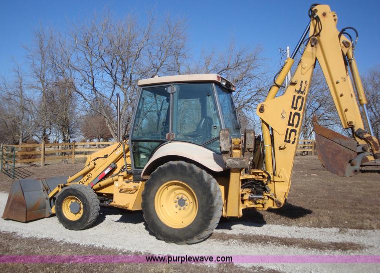 image for item A1821 1999 New Holland 555E backhoe