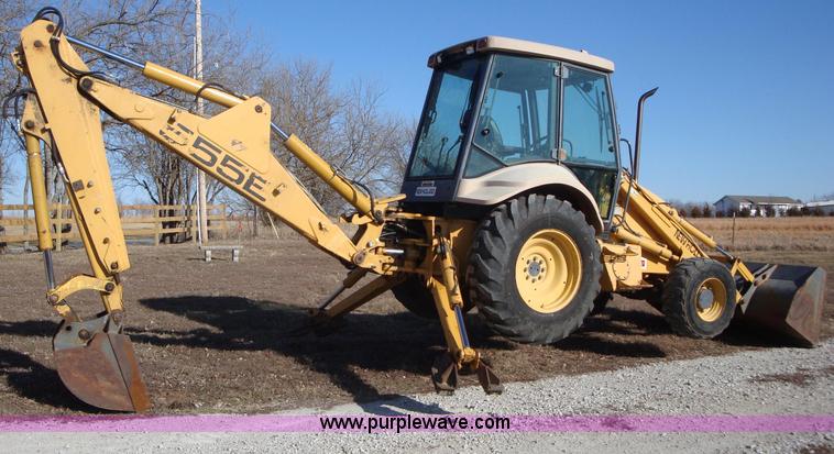 image for item A1821 1999 New Holland 555E backhoe