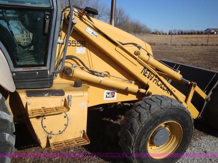 image for item A1821 1999 New Holland 555E backhoe