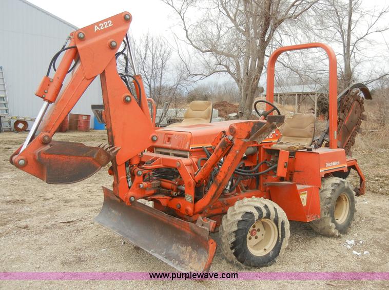 image for item A3419 Ditch Witch 3610DD trencher with bucket and digger