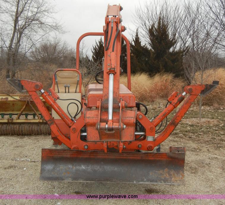 image for item A3419 Ditch Witch 3610DD trencher with bucket and digger