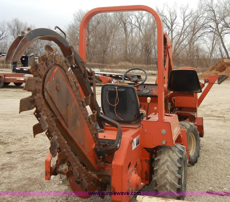 image for item A3419 Ditch Witch 3610DD trencher with bucket and digger