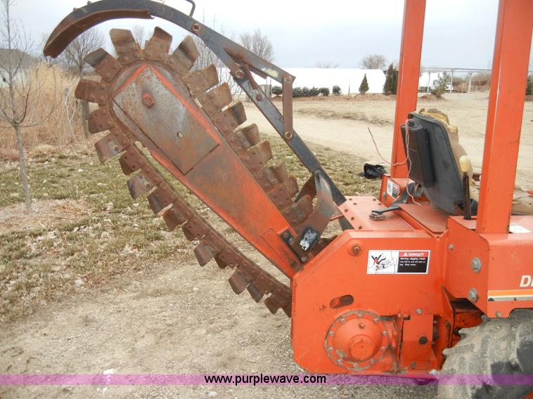 image for item A3419 Ditch Witch 3610DD trencher with bucket and digger