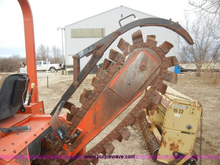 image for item A3419 Ditch Witch 3610DD trencher with bucket and digger