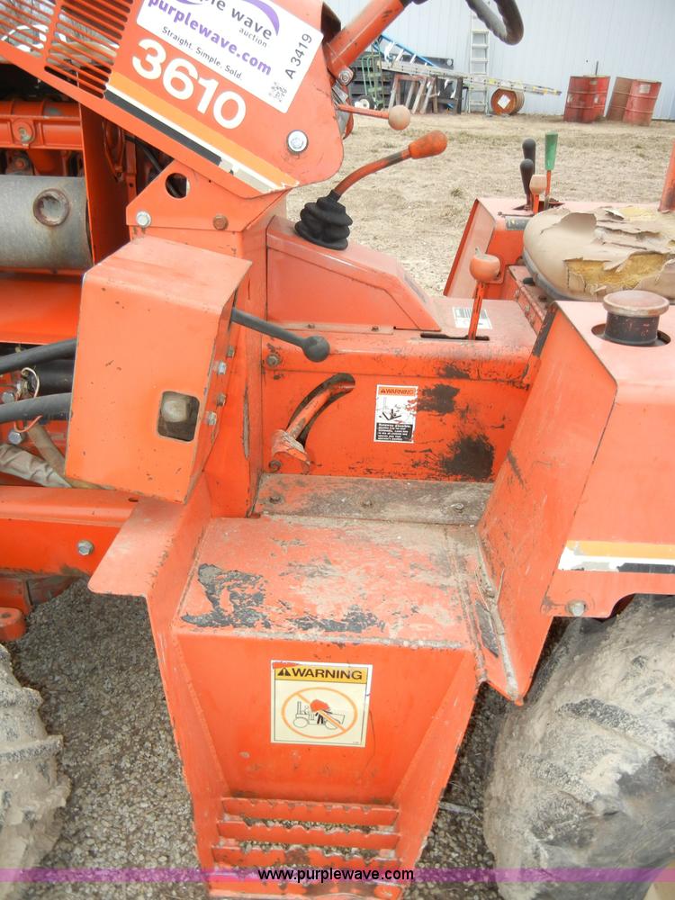 image for item A3419 Ditch Witch 3610DD trencher with bucket and digger