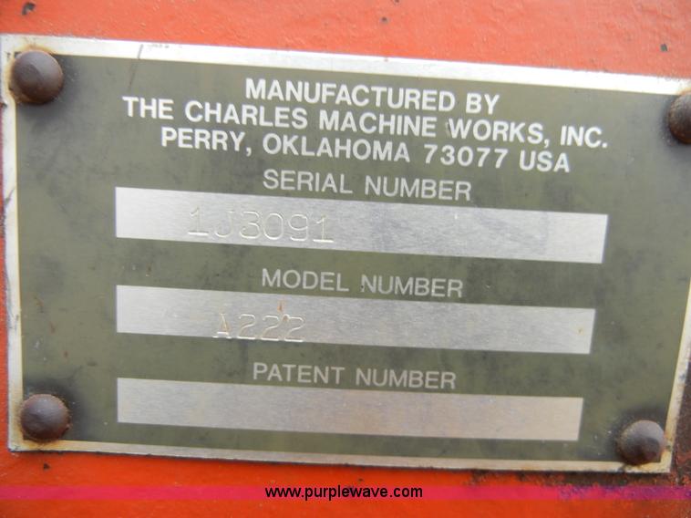 image for item A3419 Ditch Witch 3610DD trencher with bucket and digger