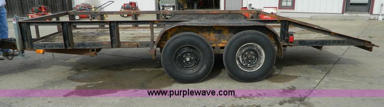 image for item C9485 1997 tilt bed trailer
