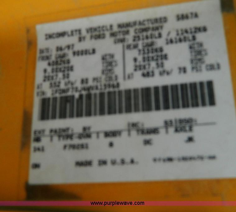 image for item D8700 1998 Ford F700 dump truck