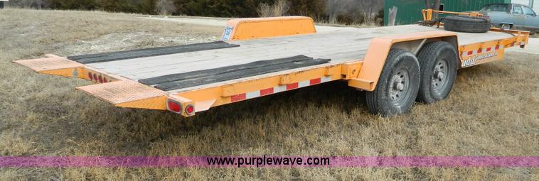 image for item D8710 2008 Kaufman 20' tilt bed trailer
