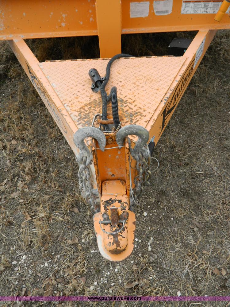 image for item D8710 2008 Kaufman 20' tilt bed trailer