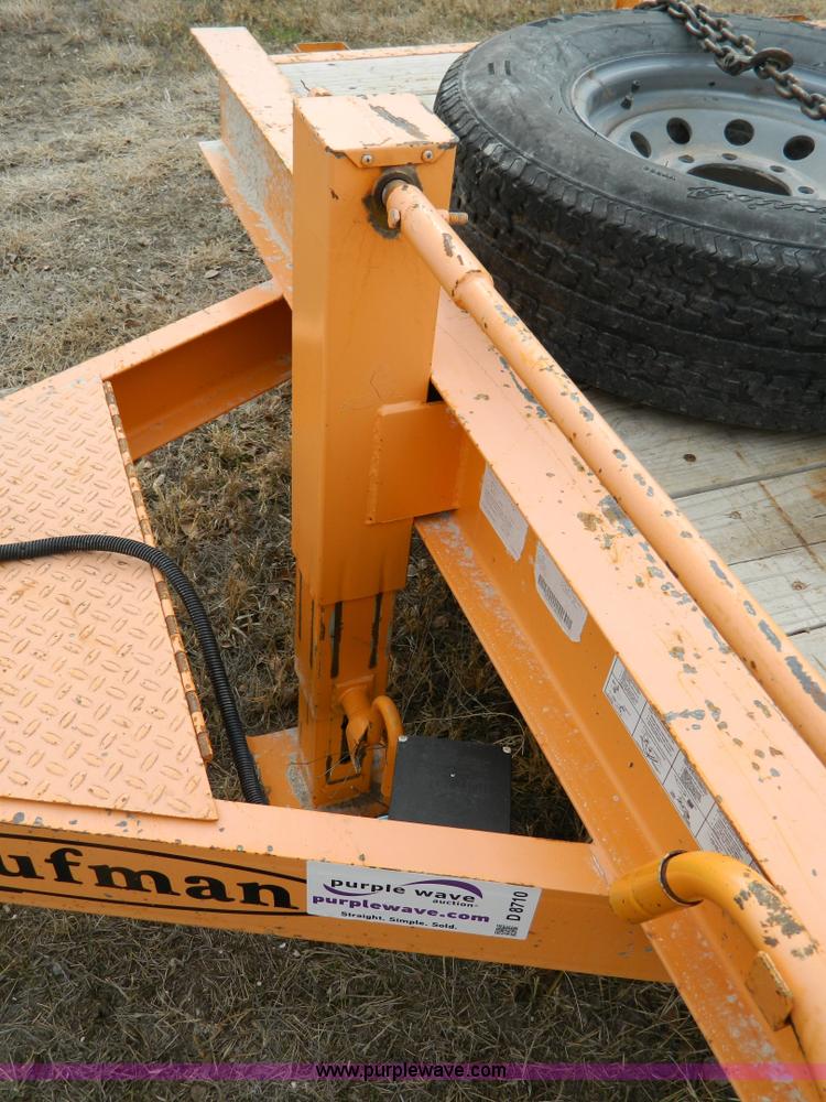 image for item D8710 2008 Kaufman 20' tilt bed trailer