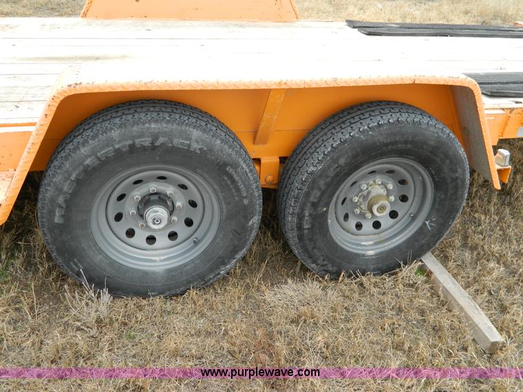 image for item D8710 2008 Kaufman 20' tilt bed trailer