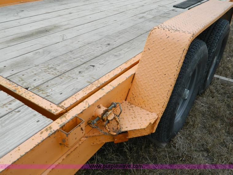 image for item D8710 2008 Kaufman 20' tilt bed trailer