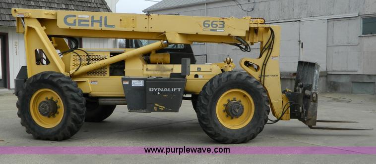 image for item D8728 1998 Gehl 663D rough terrain forklift truck