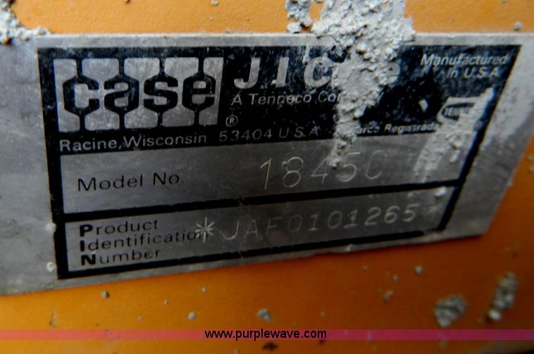 image for item D8729 1991 Case 1845C skid steer