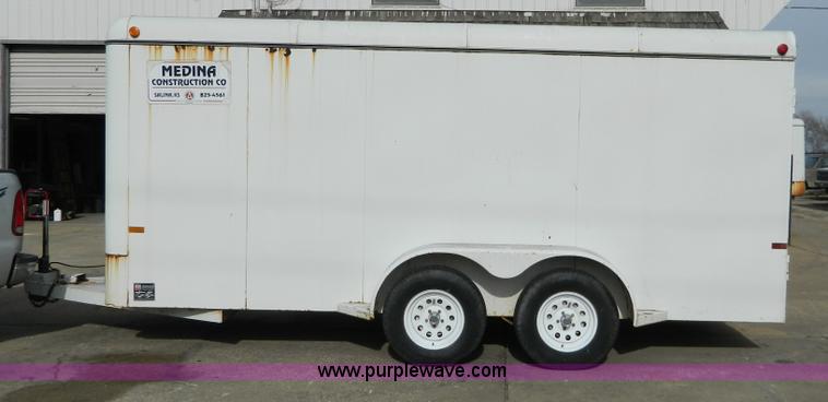 image for item D8733 1997 W-W enclosed trailer
