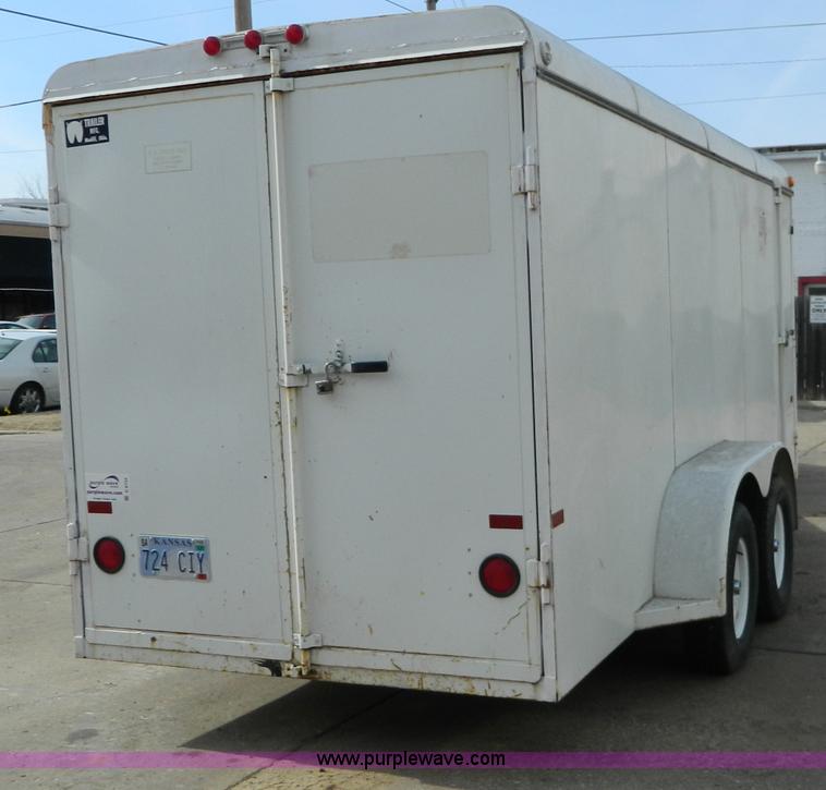 image for item D8733 1997 W-W enclosed trailer