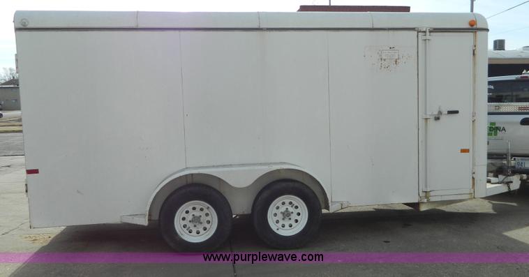 image for item D8733 1997 W-W enclosed trailer