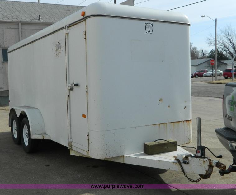 image for item D8733 1997 W-W enclosed trailer