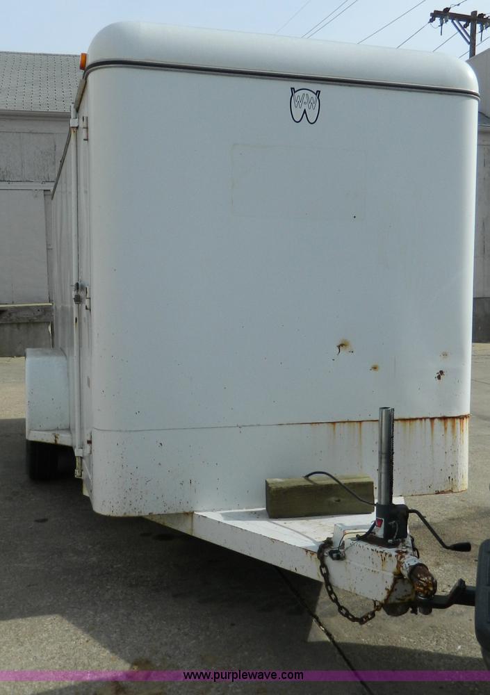 image for item D8733 1997 W-W enclosed trailer