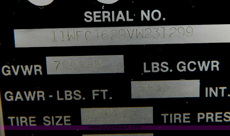 image for item D8733 1997 W-W enclosed trailer