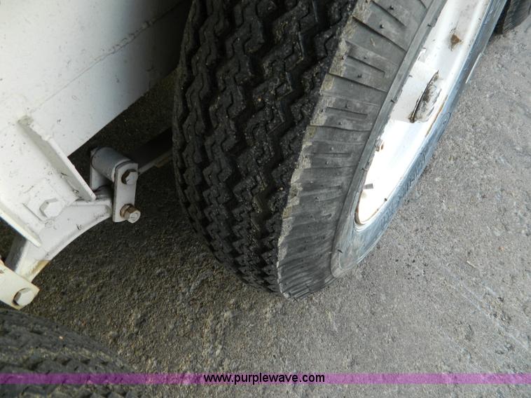 image for item D8736 1977 shop built enclosed gooseneck trailer