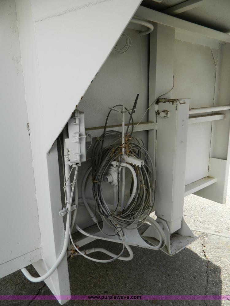 image for item D8736 1977 shop built enclosed gooseneck trailer