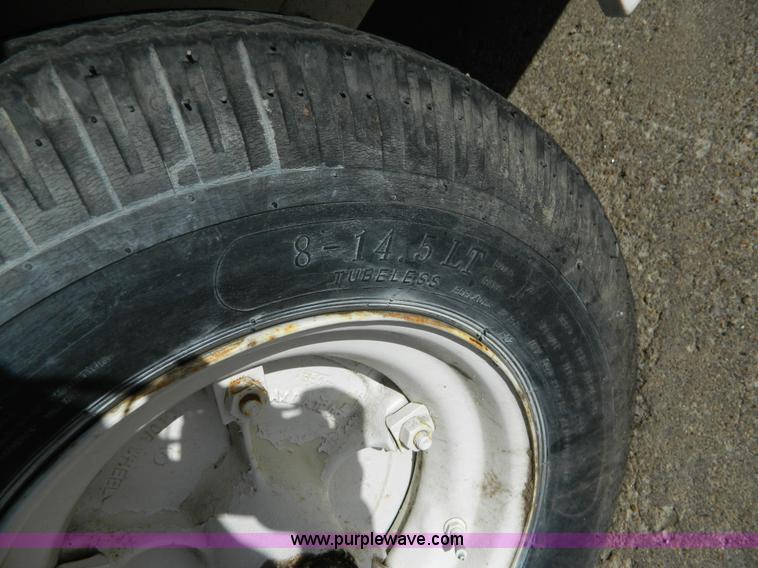 image for item D8736 1977 shop built enclosed gooseneck trailer