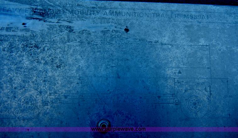 image for item A3441 Southwestern Mobility M989A1 trailer