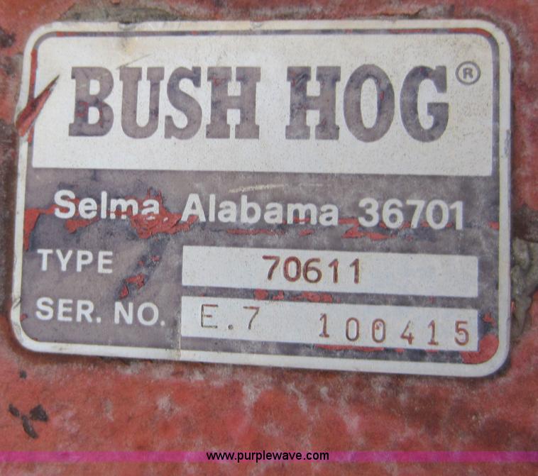 image for item A5631 Bush Hog 18' bat wing mower