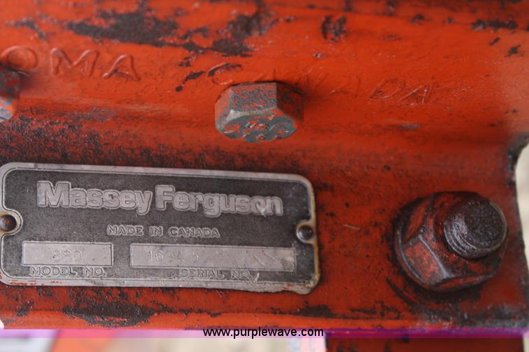 image for item A6653 Massey-Ferguson 880 plow