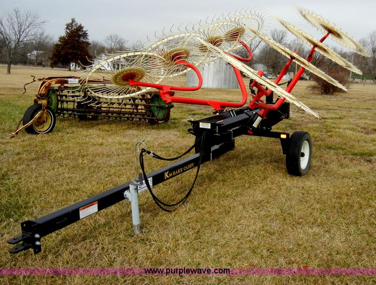 image for item A6686 KM Rake Caddy 8 wheel rake