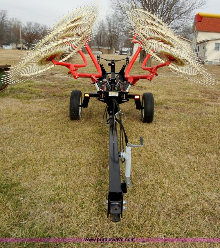 image for item A6686 KM Rake Caddy 8 wheel rake