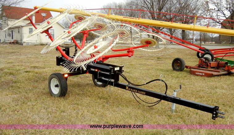 image for item A6686 KM Rake Caddy 8 wheel rake