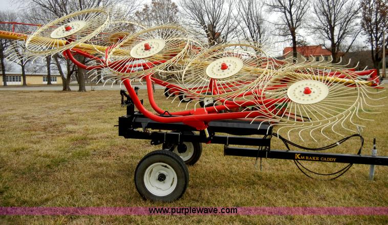 image for item A6686 KM Rake Caddy 8 wheel rake