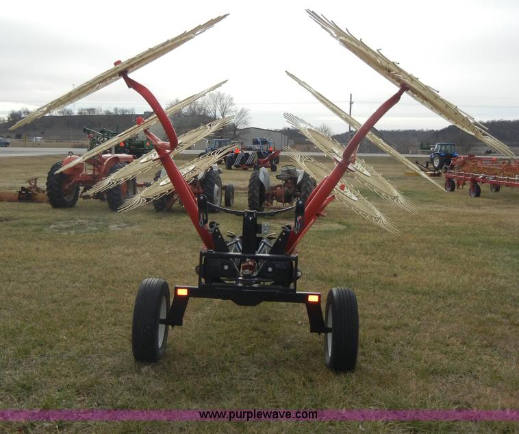 image for item A6686 KM Rake Caddy 8 wheel rake