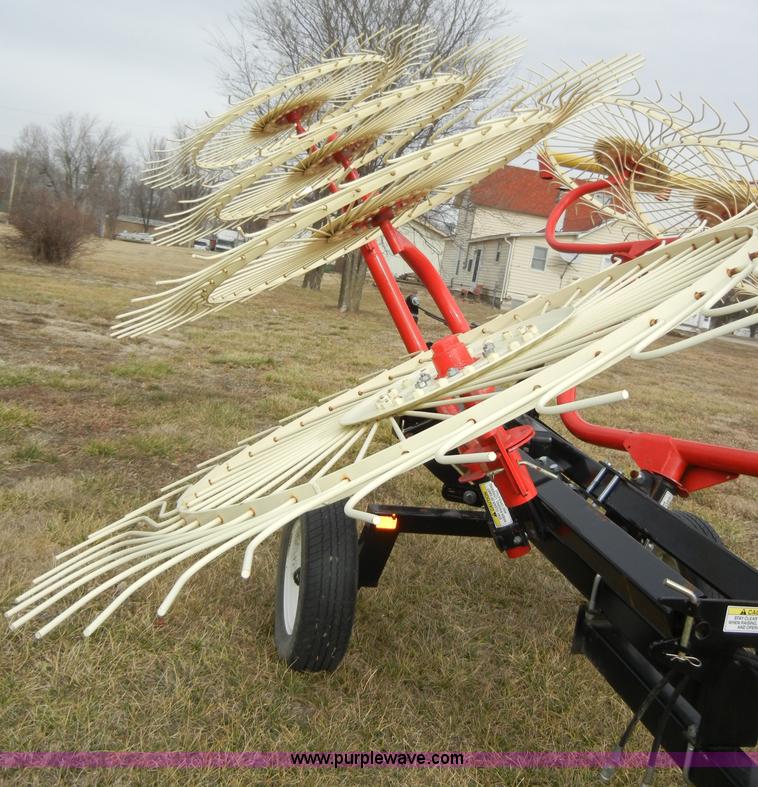 image for item A6686 KM Rake Caddy 8 wheel rake