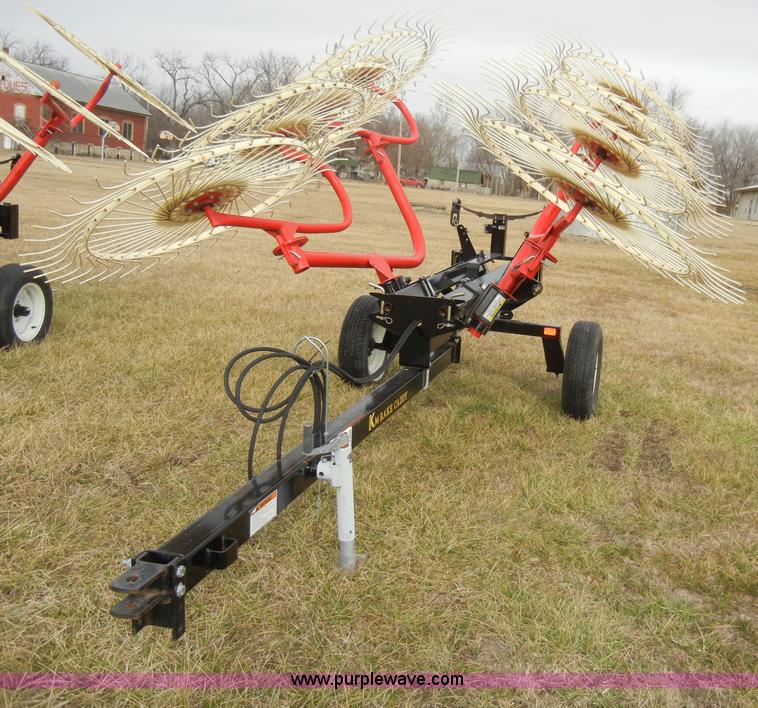 image for item A6688 KM Rake Caddy 8 wheel rake