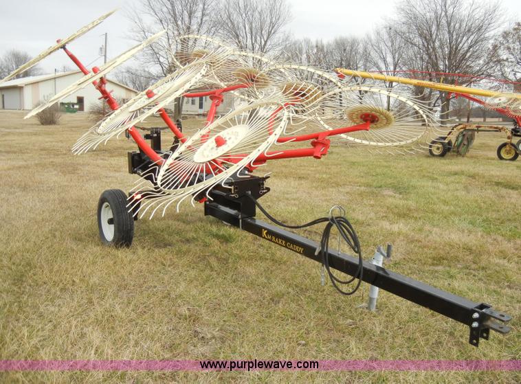 image for item A6688 KM Rake Caddy 8 wheel rake