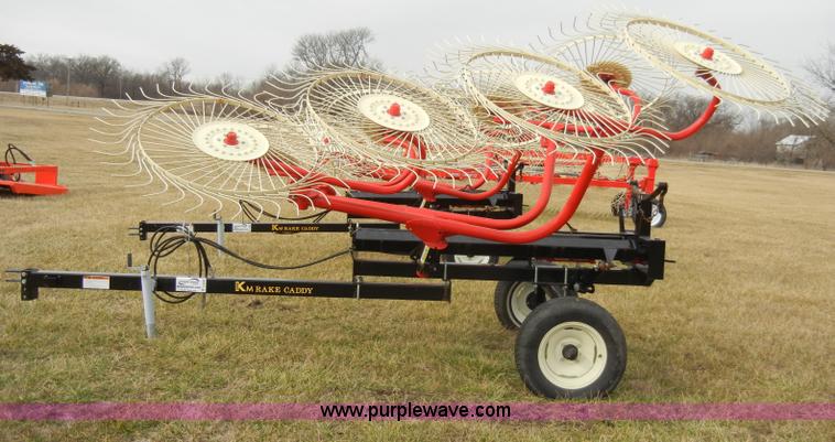 image for item A6688 KM Rake Caddy 8 wheel rake
