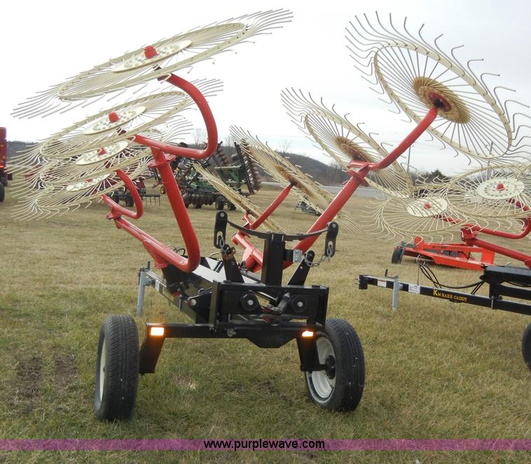 image for item A6688 KM Rake Caddy 8 wheel rake