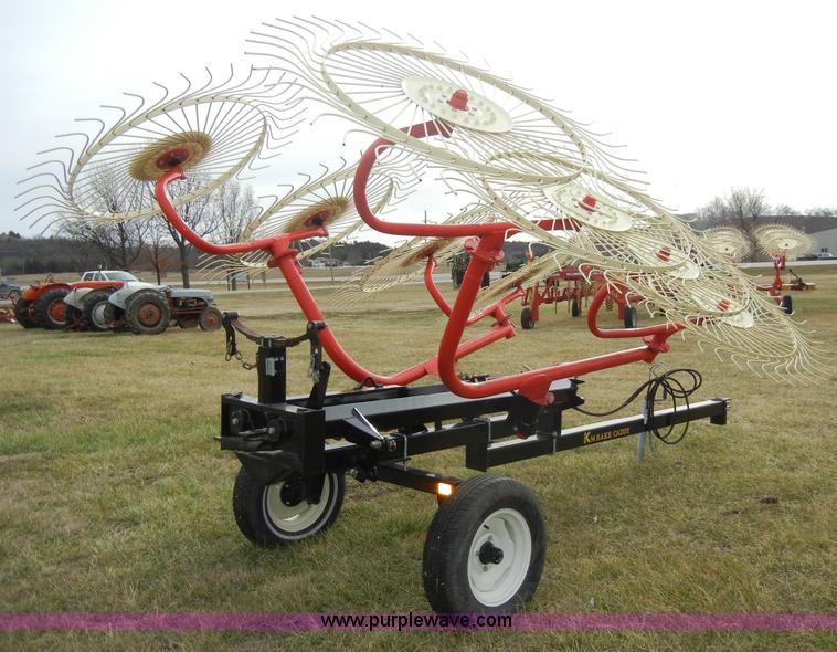 image for item A6688 KM Rake Caddy 8 wheel rake