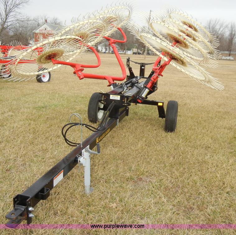 image for item A6689 KM Rake Caddy 8 wheel rake