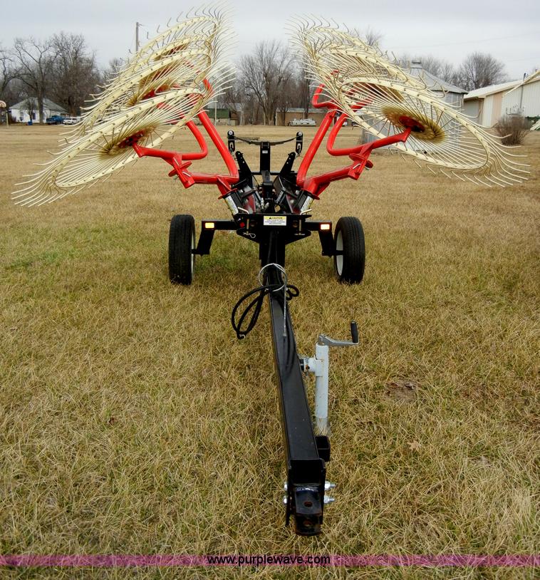 image for item A6689 KM Rake Caddy 8 wheel rake