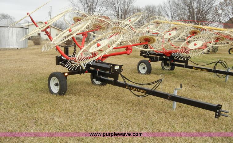 image for item A6689 KM Rake Caddy 8 wheel rake