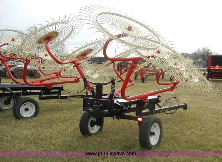 image for item A6689 KM Rake Caddy 8 wheel rake