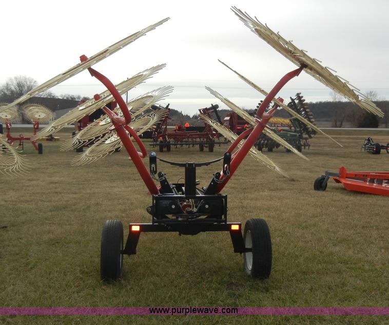 image for item A6689 KM Rake Caddy 8 wheel rake