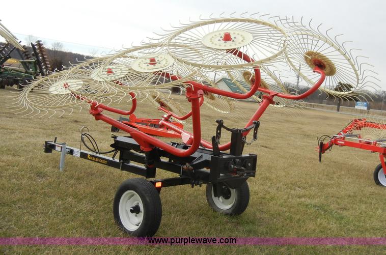 image for item A6689 KM Rake Caddy 8 wheel rake
